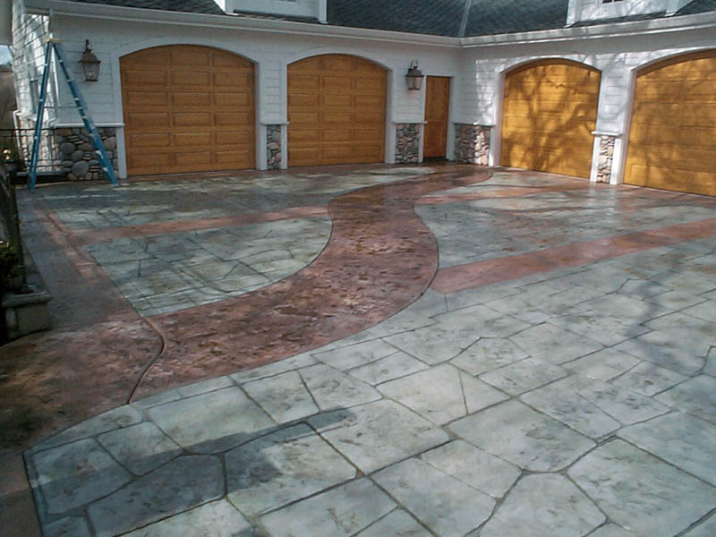 industrial stamped concrete